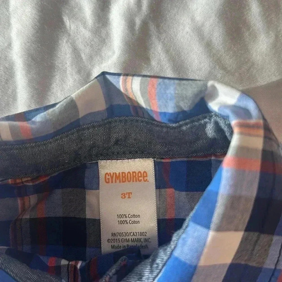 Gymboree - long sleeve button down shirt. Size 3T - Picture 2 of 5